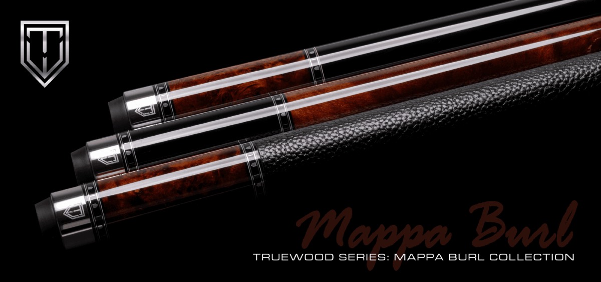 Cuetec Cynergy Truewood Mappa Burl Gen 2 Phiên Bản Tay Da