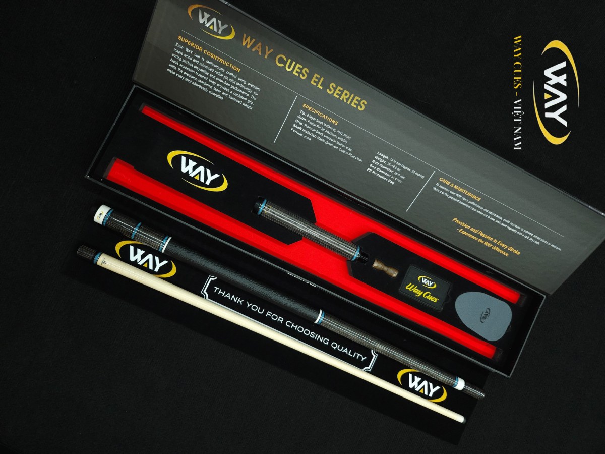 WAY CUES EL08 | GẬY BIDA CAO CẤP