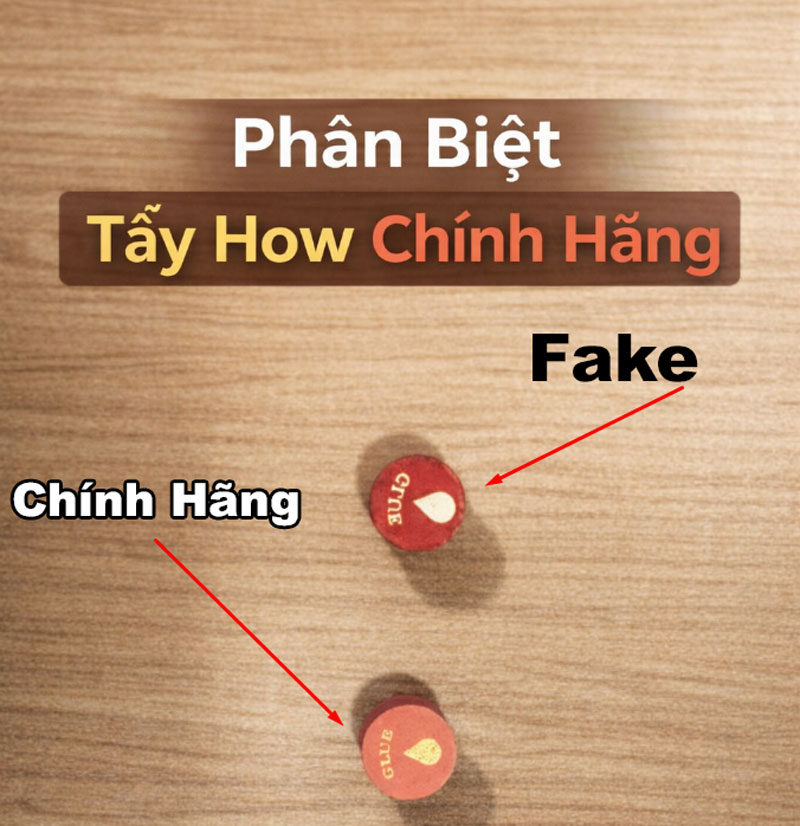 Phân Biệt Tẩy How Chính Hãng