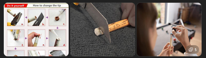 Cách Thay Đầu Tẩy Cơ Bida Tại Nhà