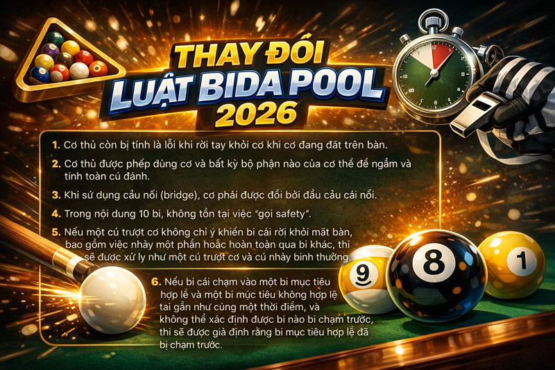 Luật Bida Pool Mới Nhất 2026