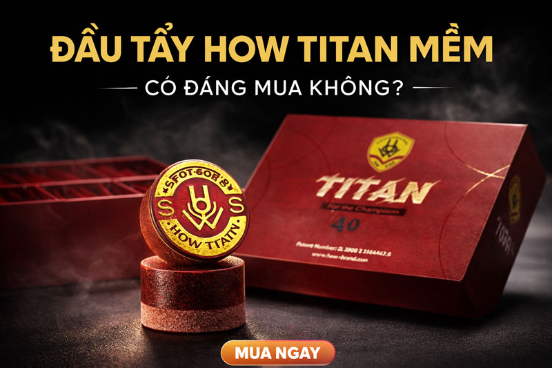 Đầu Tẩy How Titan Mềm Có Đáng Mua Không