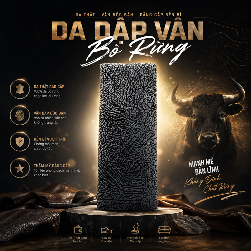 Da Dập Vân Bò Rừng