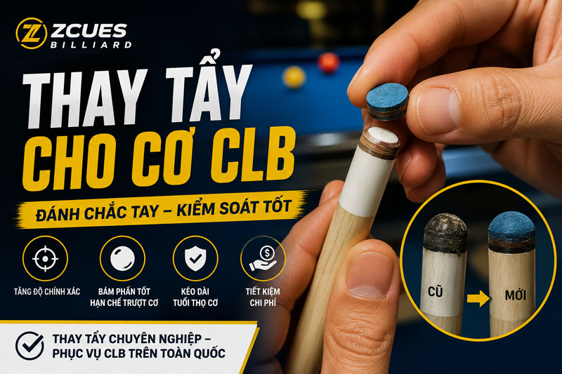 Thay Tẩy Cho Cơ Clb