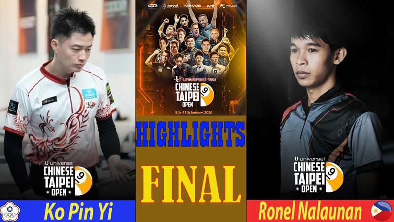 Highlight Chung Kết Chinese Taipei Open 2026
