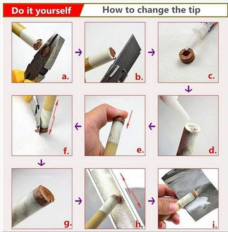 Cách Thay Đầu Tẩy Cơ Bida Tại Nhà (5)