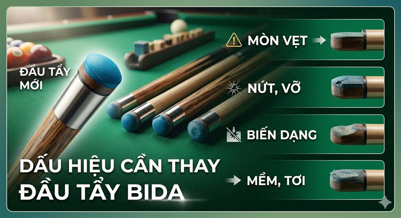 Dấu Hiệu Cần Thay Đầu Tẩy