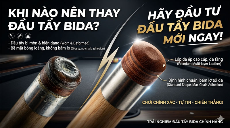 Nên Thay Đầu Tẩy Ngay Khi Nào