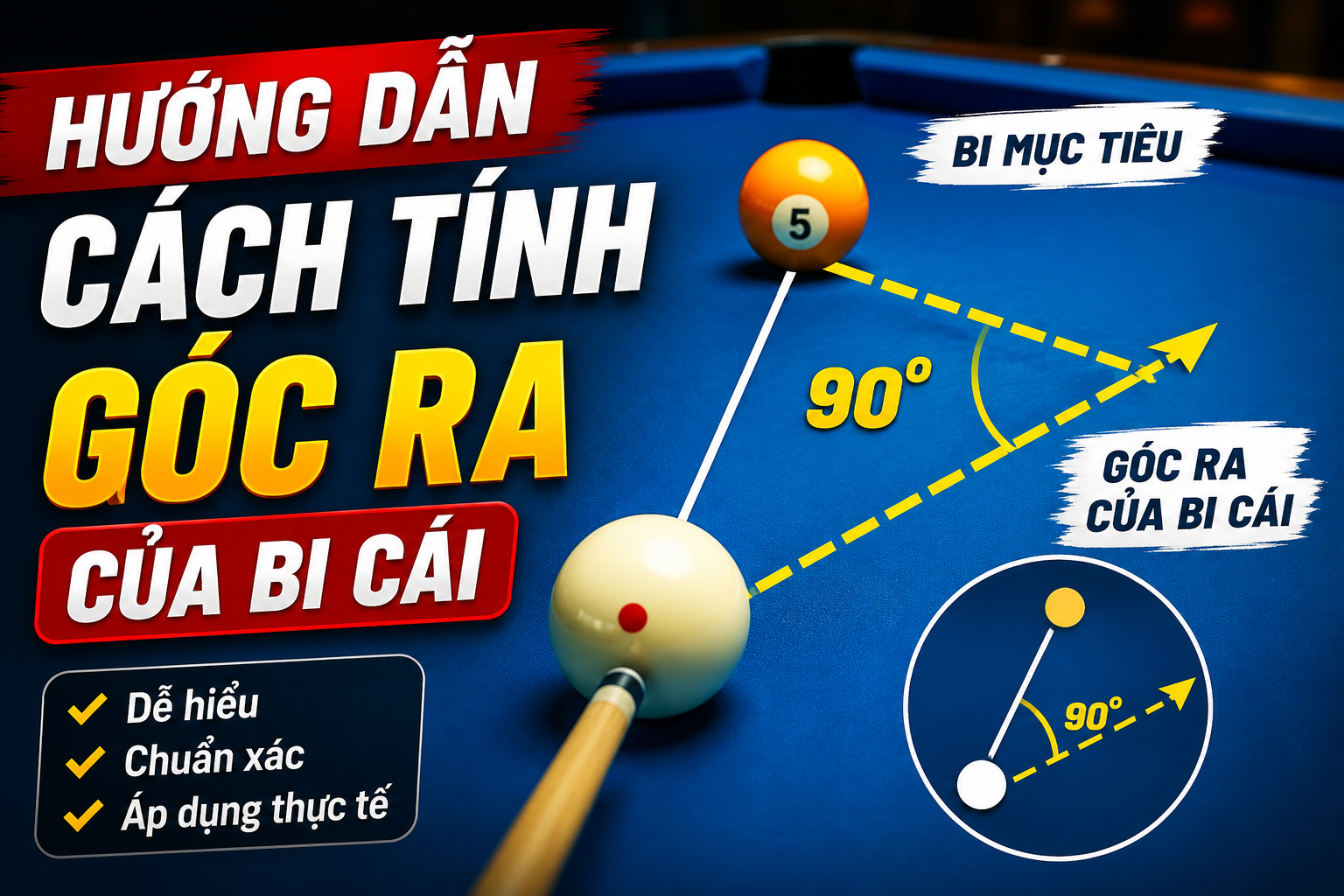 Hướng Dẫn Cách Tính Góc Ra Của Bi Cái
