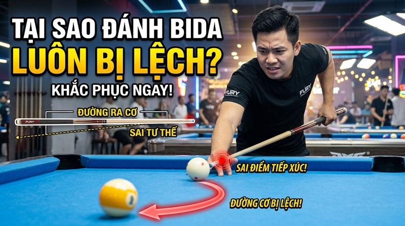 Tại Sao Đánh Bida Luôn Bị Lệch