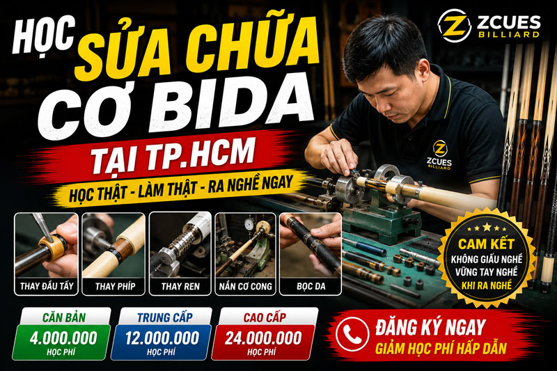 Học Sửa Chữa Cơ Bida Tại TP.HCM